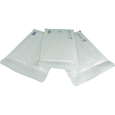 50 x AR4 Arofol Bubble Envelopes White (D/1)- 180x265mm